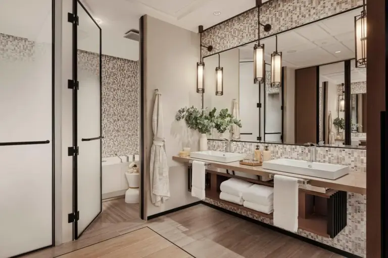 Luxuriöses Badezimmer im One&Only One Za'abeel