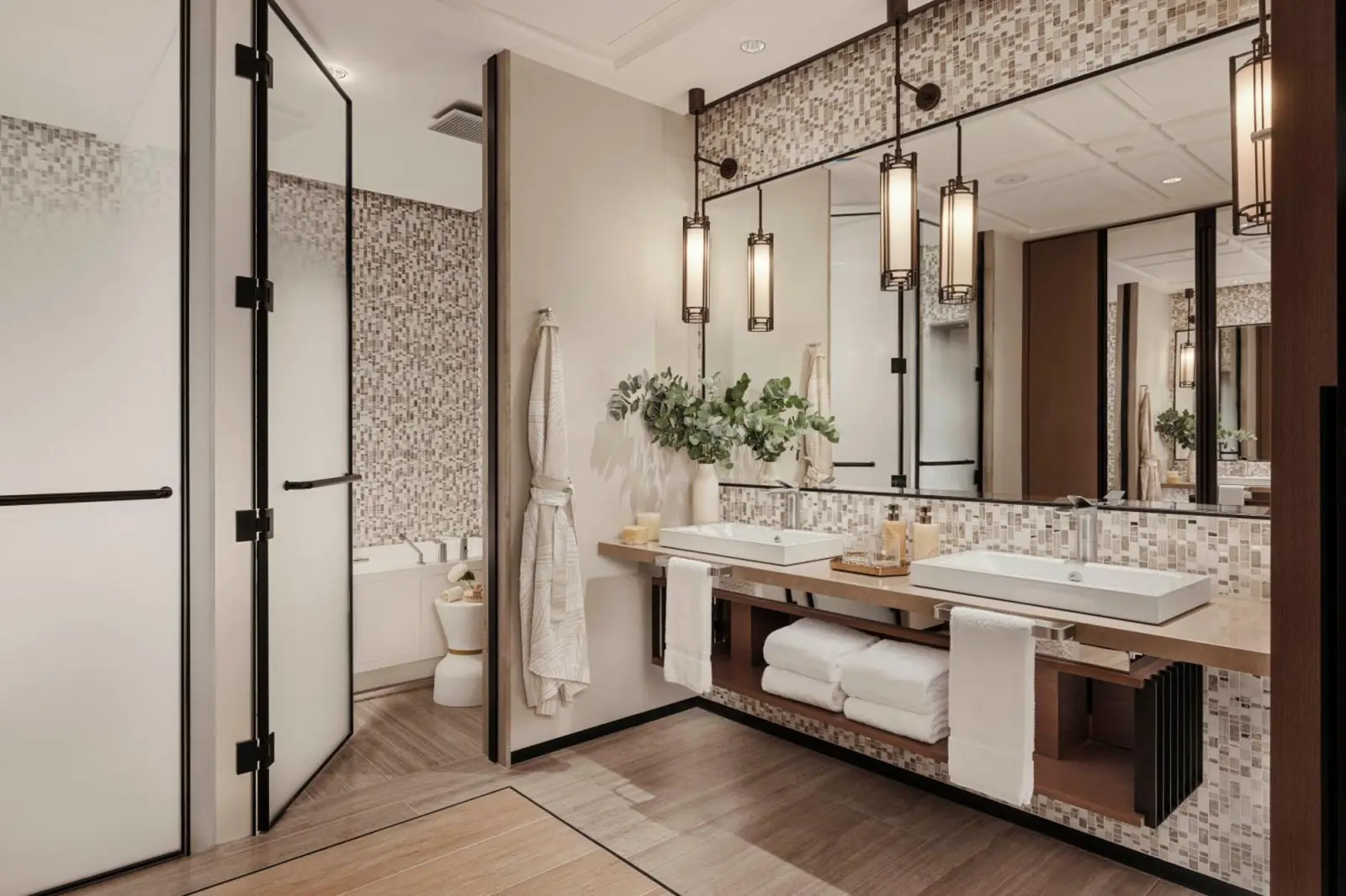 Stylisches Badezimmer im One&Only One Za'abeel