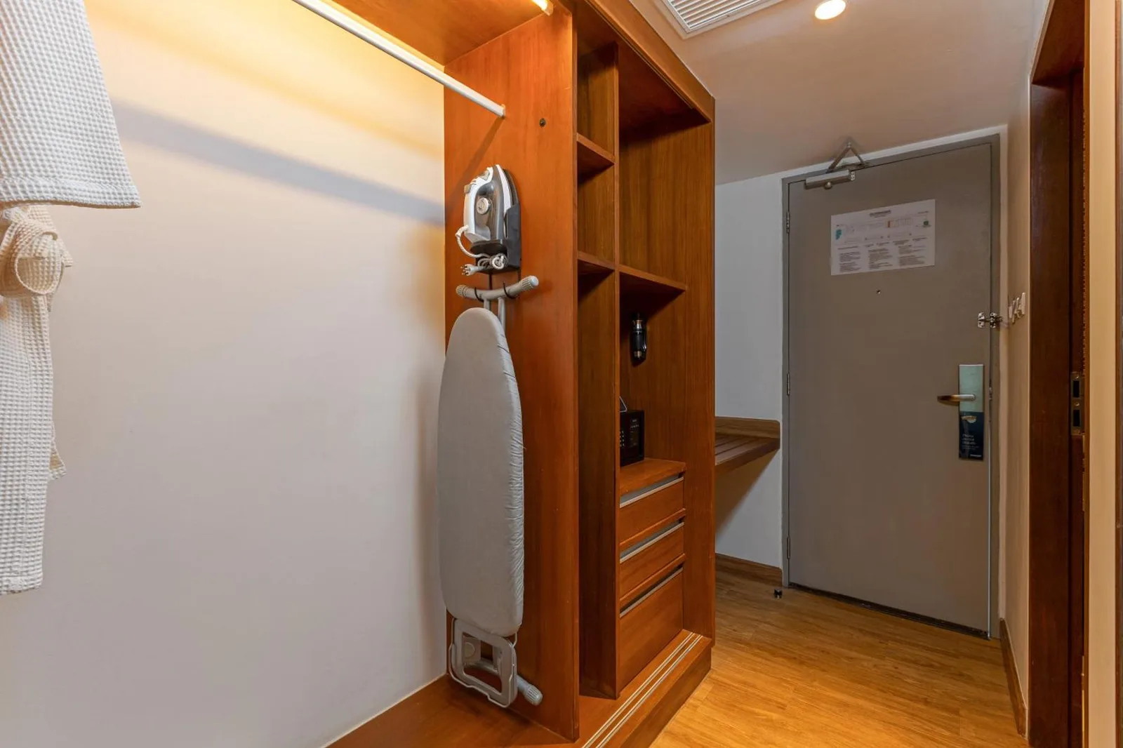 Wardrobe and entry area in a room at OUTRIGGER Khao Lak Beach Resort in Khao Lak
