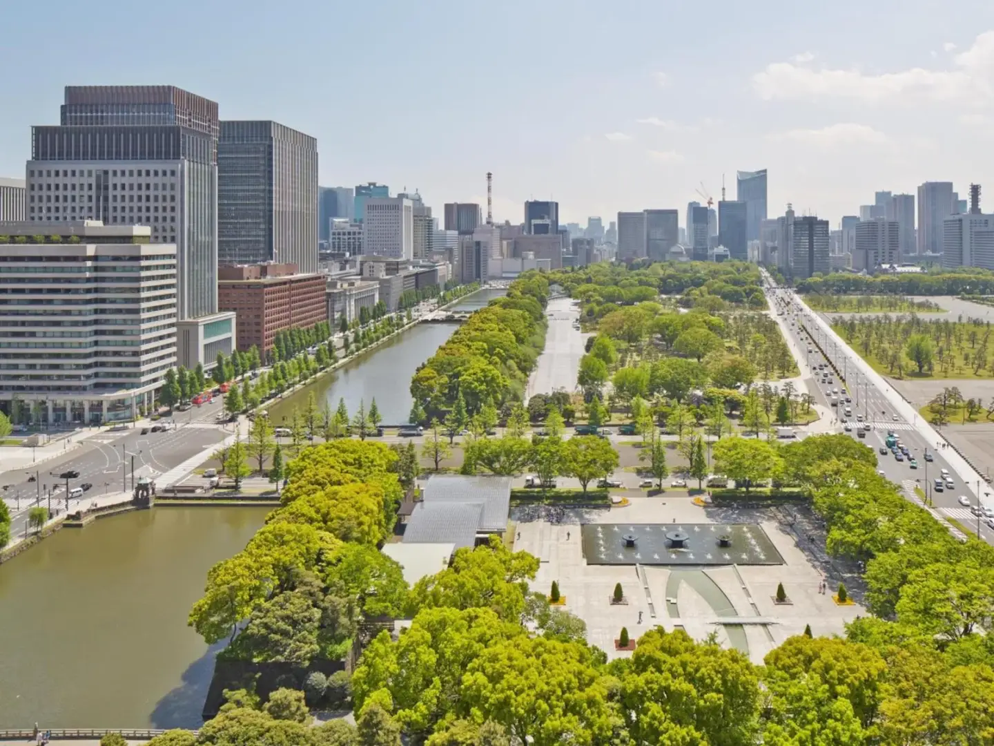Vista de la ciudad desde Palace Hotel Tokyo