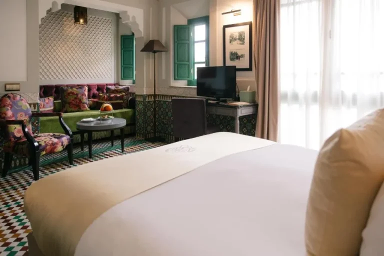 Vue de la chambre au Palais Faraj Suites & Spa à Fès