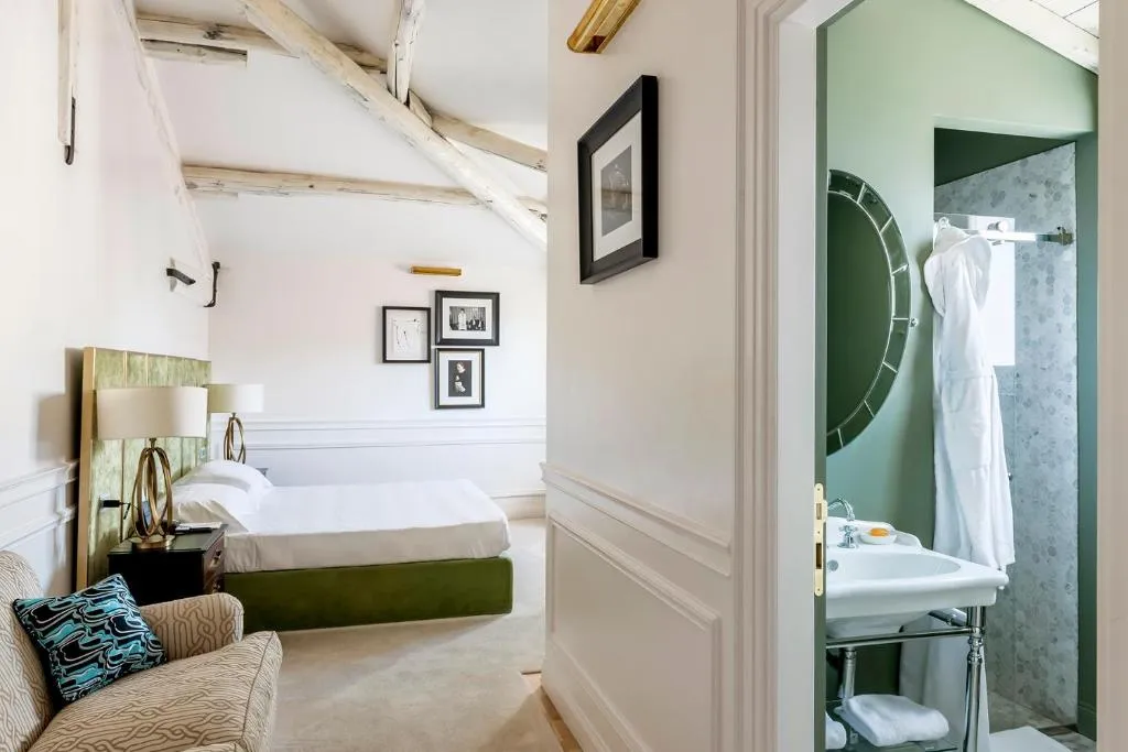 Inviting attic room at Palazzo Dama Hotel & SPA in Rome