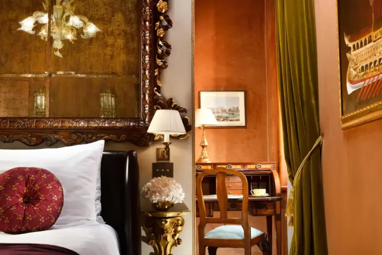 Hermosa decoración en Palazzo Venart Luxury Hotel en Venecia