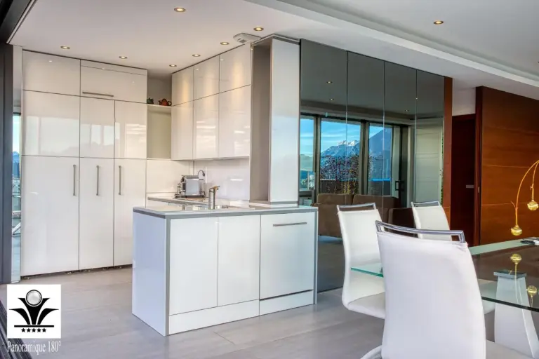 Panoramique 180 hotel in Annecy - kitchen space