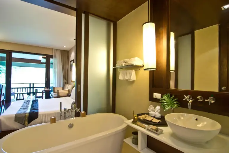 Salle de bains au Panviman Chiang Mai Spa Resort