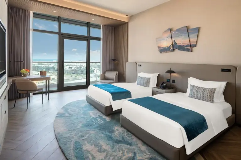 Double room at Paramount Hotel Midtown Dubai with city view