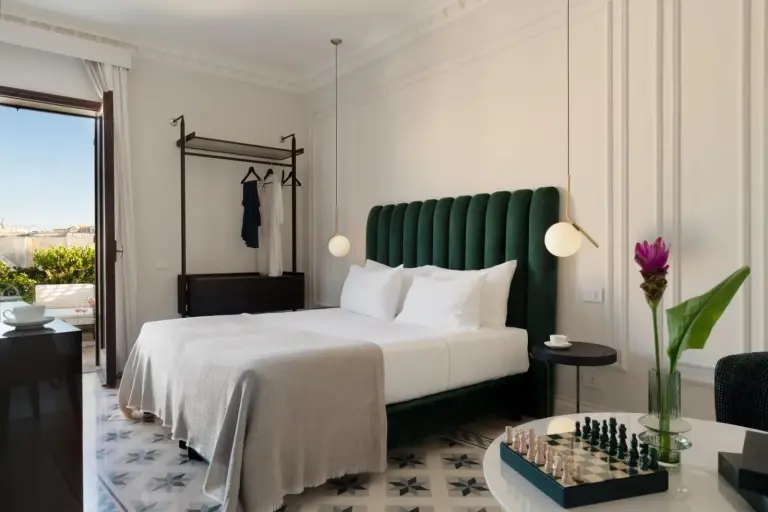 Moderna habitación de huéspedes en Patria Palace Lecce - The Leading Hotels of The World