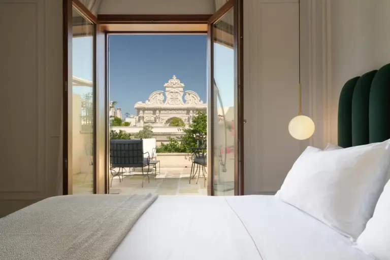 Vista desde la habitación en Patria Palace Lecce - The Leading Hotels of The World