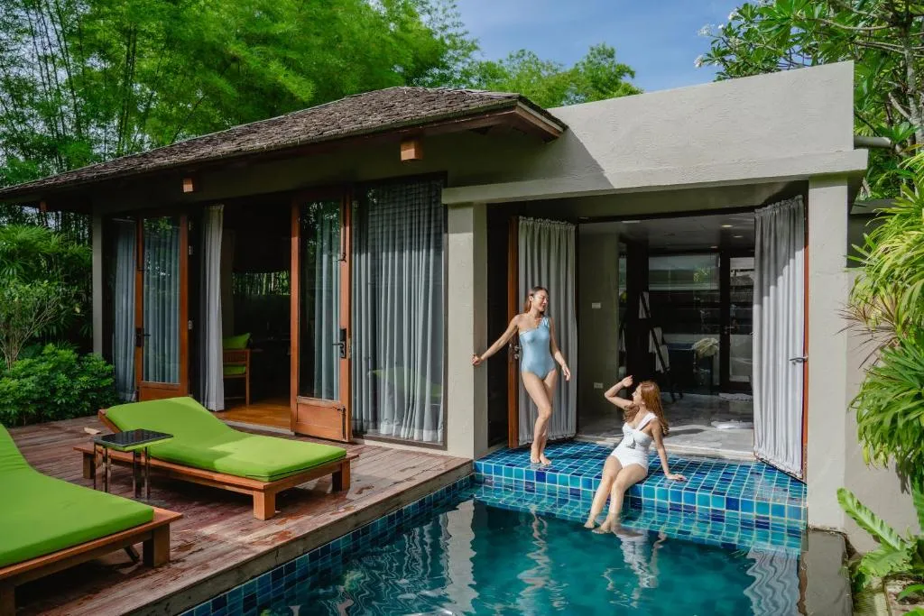 Private villa at Pattara Resort & Spa with pool access