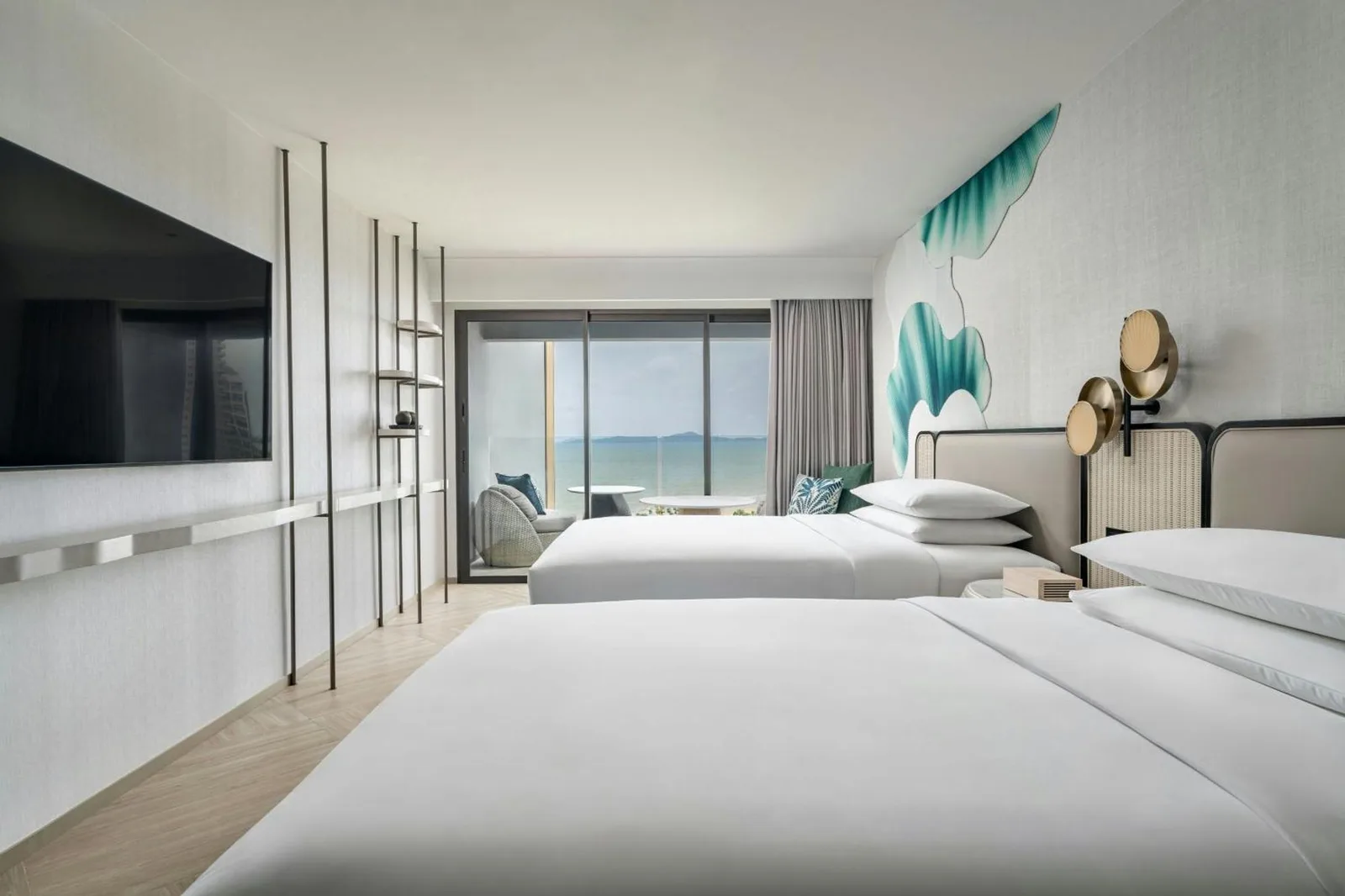 Doppelzimmer mit Aussicht im Pattaya Marriott Resort and Spa