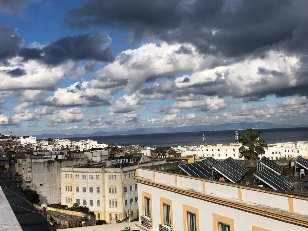 Cityscape view from Pension Gibraltar in Tangier