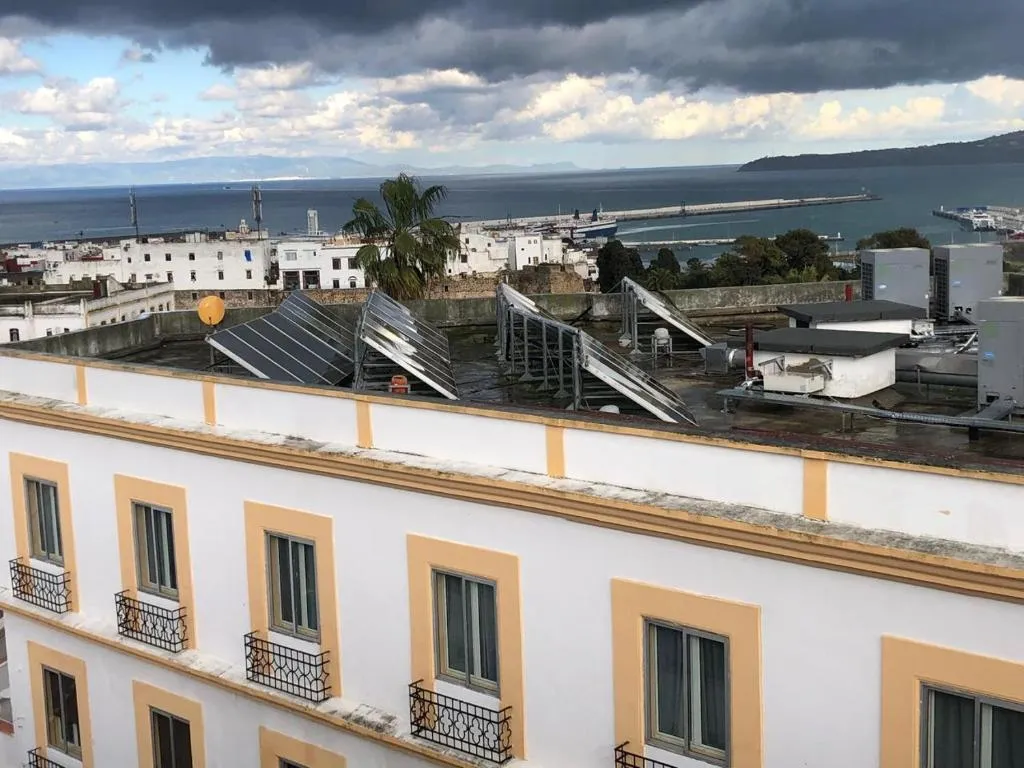 Rooftop view from Pension Gibraltar in Tangier