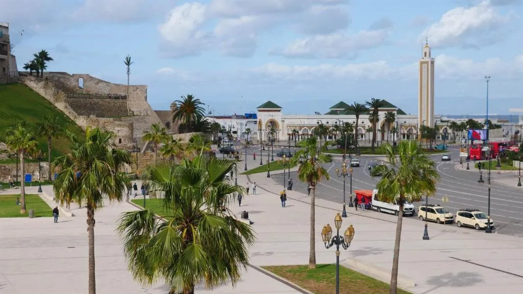 Exterior view near Pension Saada in Tangier