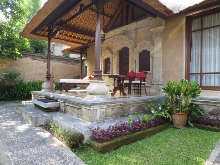 Charming villa exterior at Pita Maha Resort & Spa in Ubud