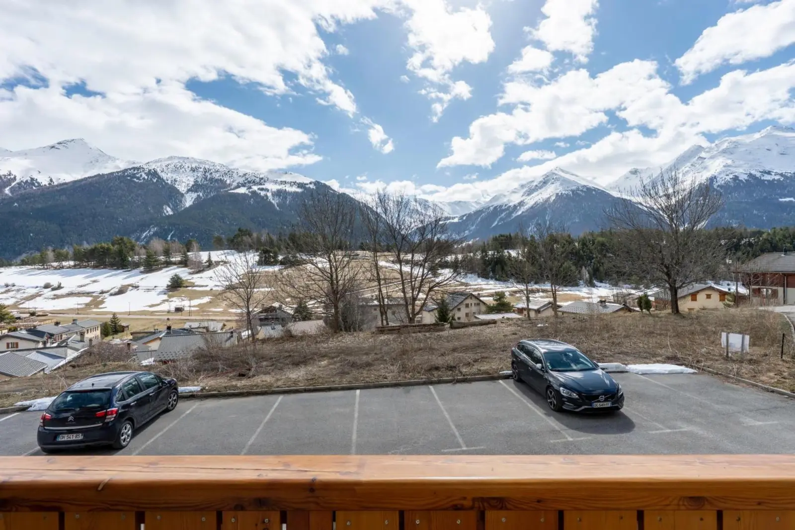 Vista de montaña desde el hotel Près du Mélèze en Courchevel