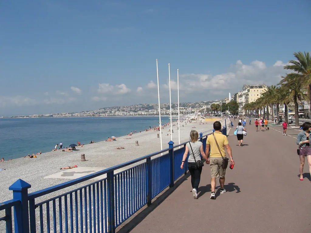 Promenade des Anglais in Niza