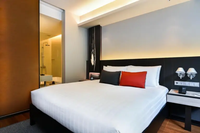Habitación con dos camas en Pullman Bangkok King Power