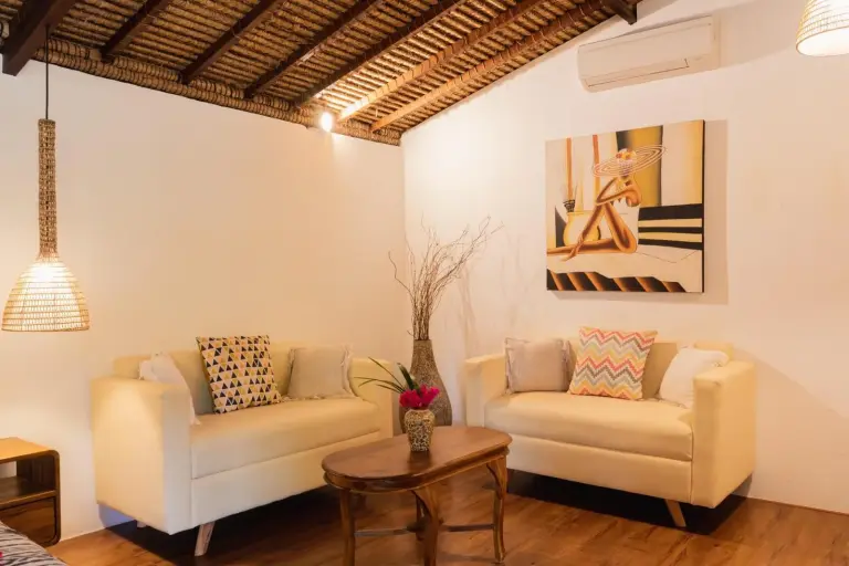 Living space with seating at Puri Samaira, Mataram