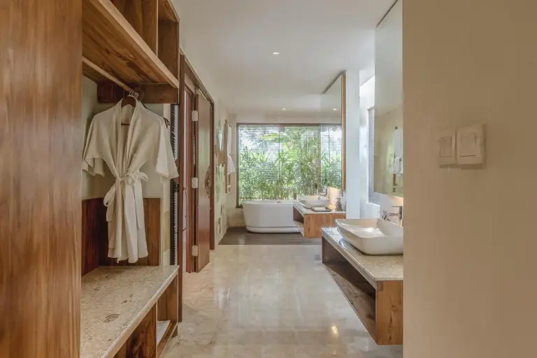 Spa-like bathroom at Puri Sebali Resort