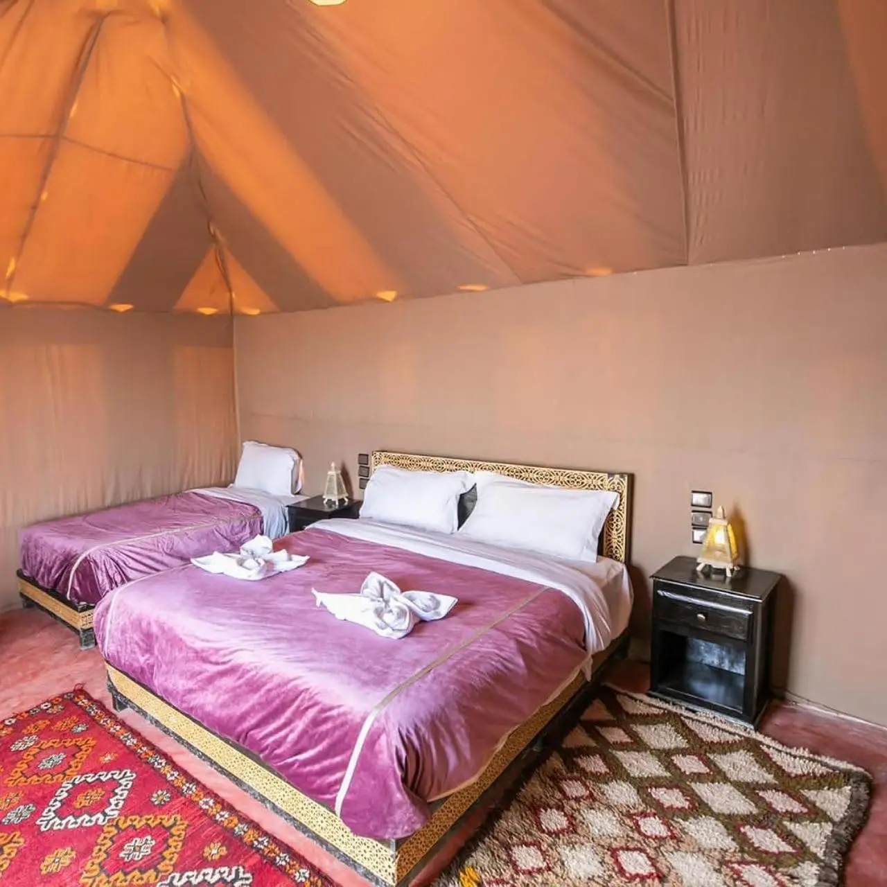 Campamento desértico de lujo y tranquilo en Merzouga habitación lujosa
