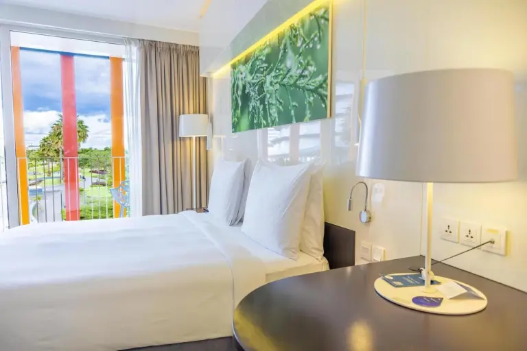 Close-up of deluxe room at Radisson Blu Hotel & Convention Centre Kigali