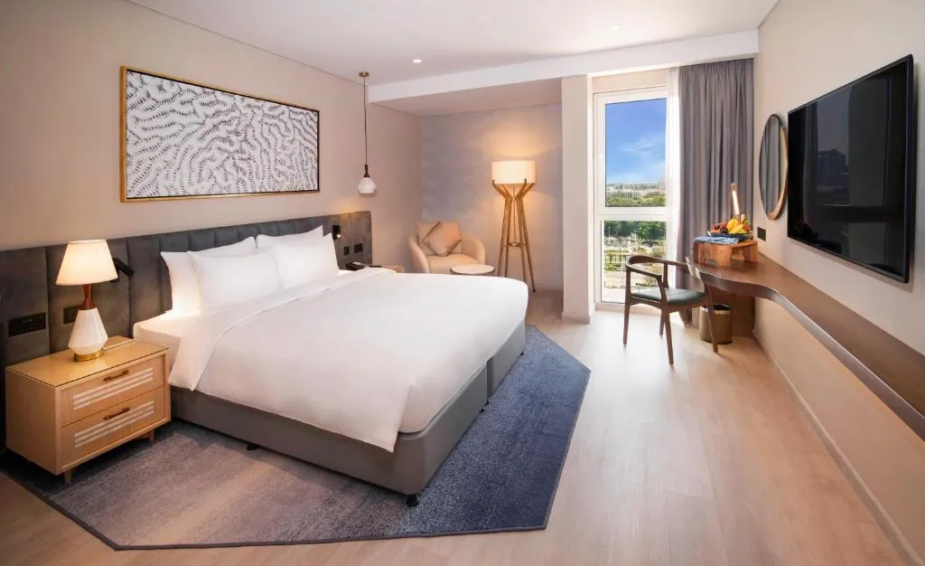 Chambre d'hôtel avec vue au Radisson Blu Hotel & Resort, Abu Dhabi Corniche