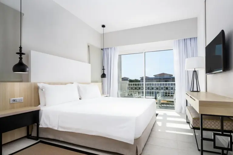 Stylish bedroom in Radisson Blu Residences, Saidia