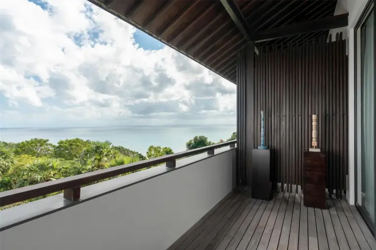 Vista desde un balcón en Radisson Blu Resort & Villas Bali Uluwatu