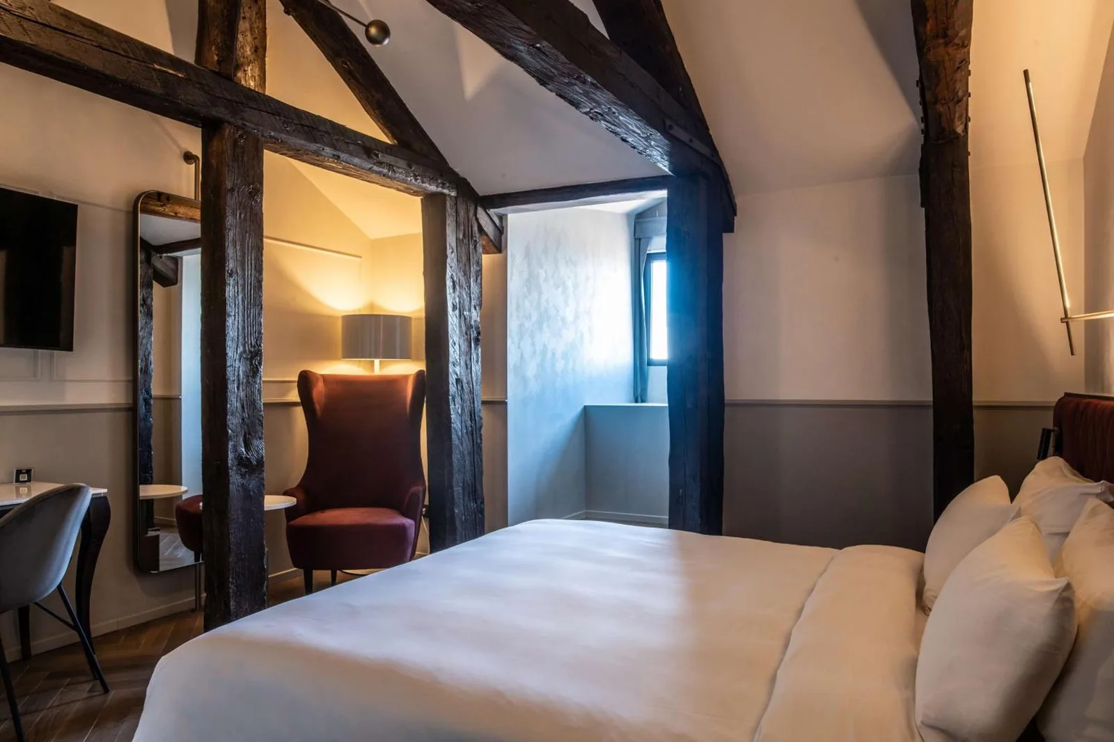 Design de chambre stylé du Radisson Collection Hotel, Palazzo Nani Venise