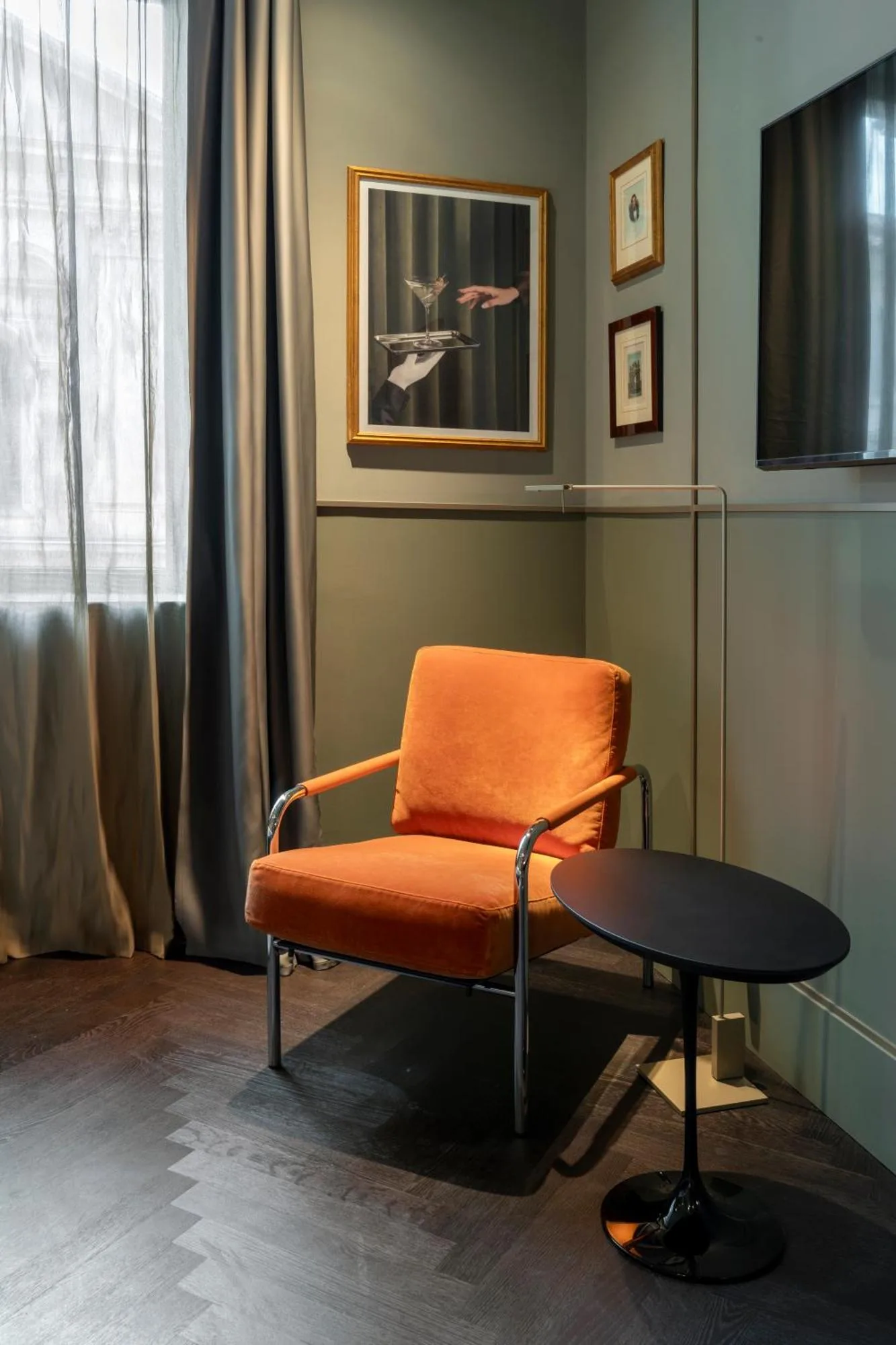 Rincón de lectura en Radisson Collection Hotel, Roma Antica en Roma