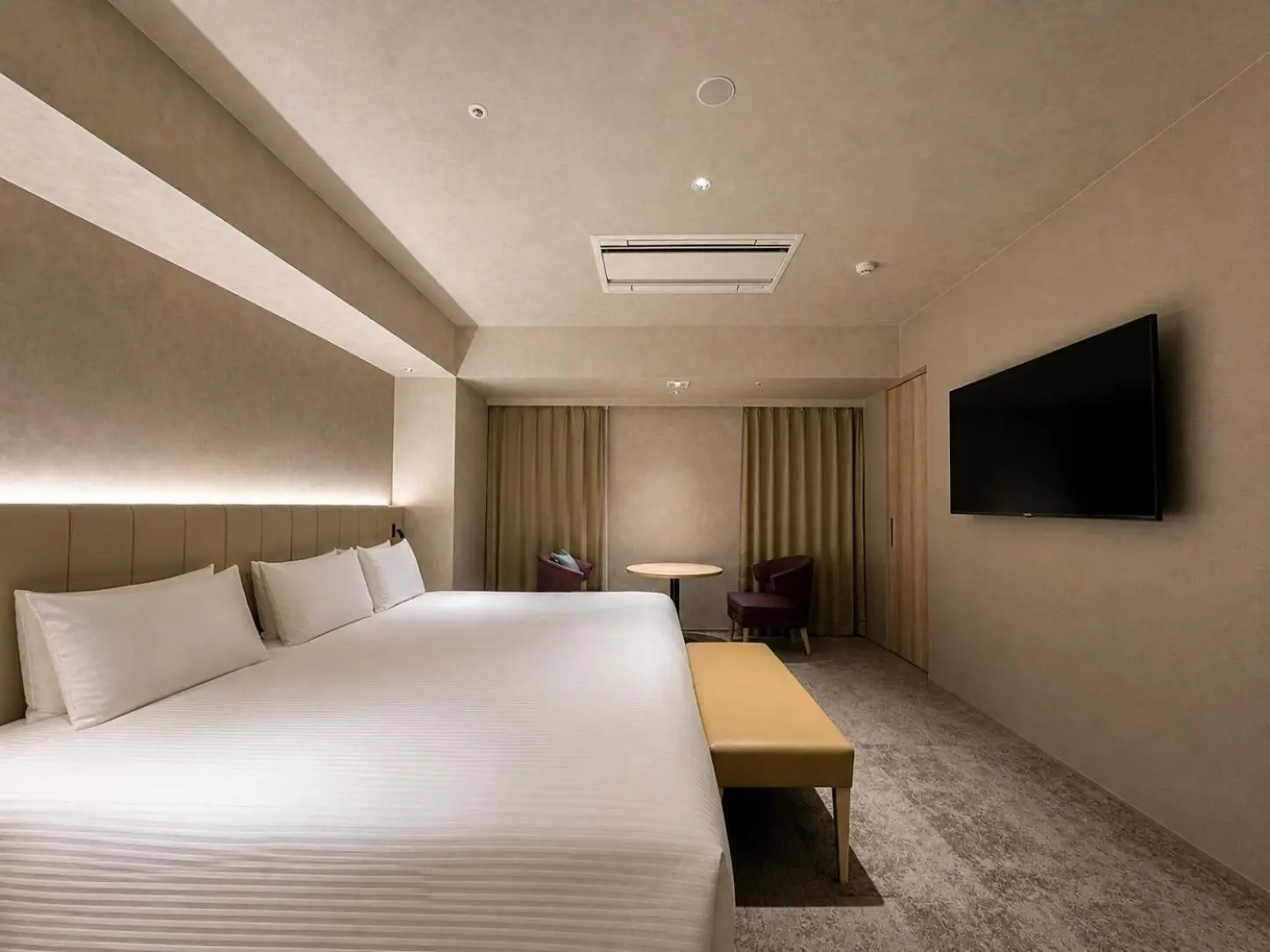 Chambre élégante au Randor Hotel Sapporo Prestige avec des commodités