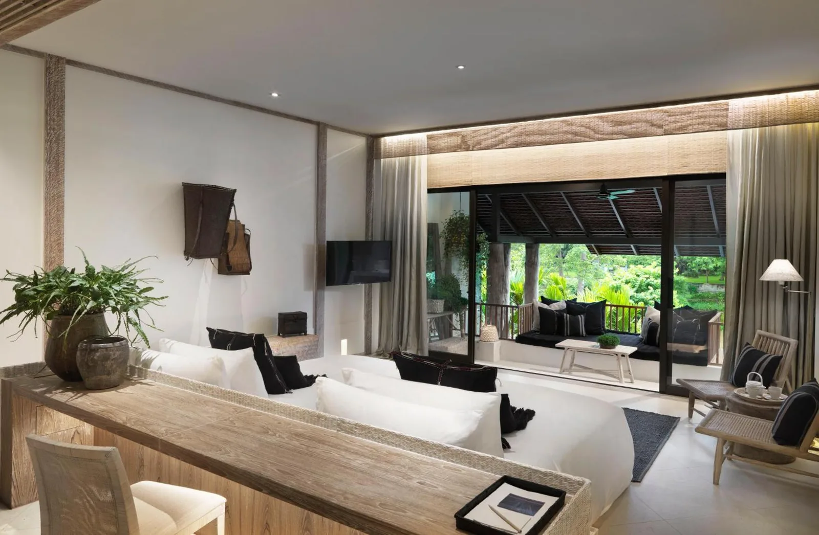 Living room at Raya Heritage in Chiang Mai