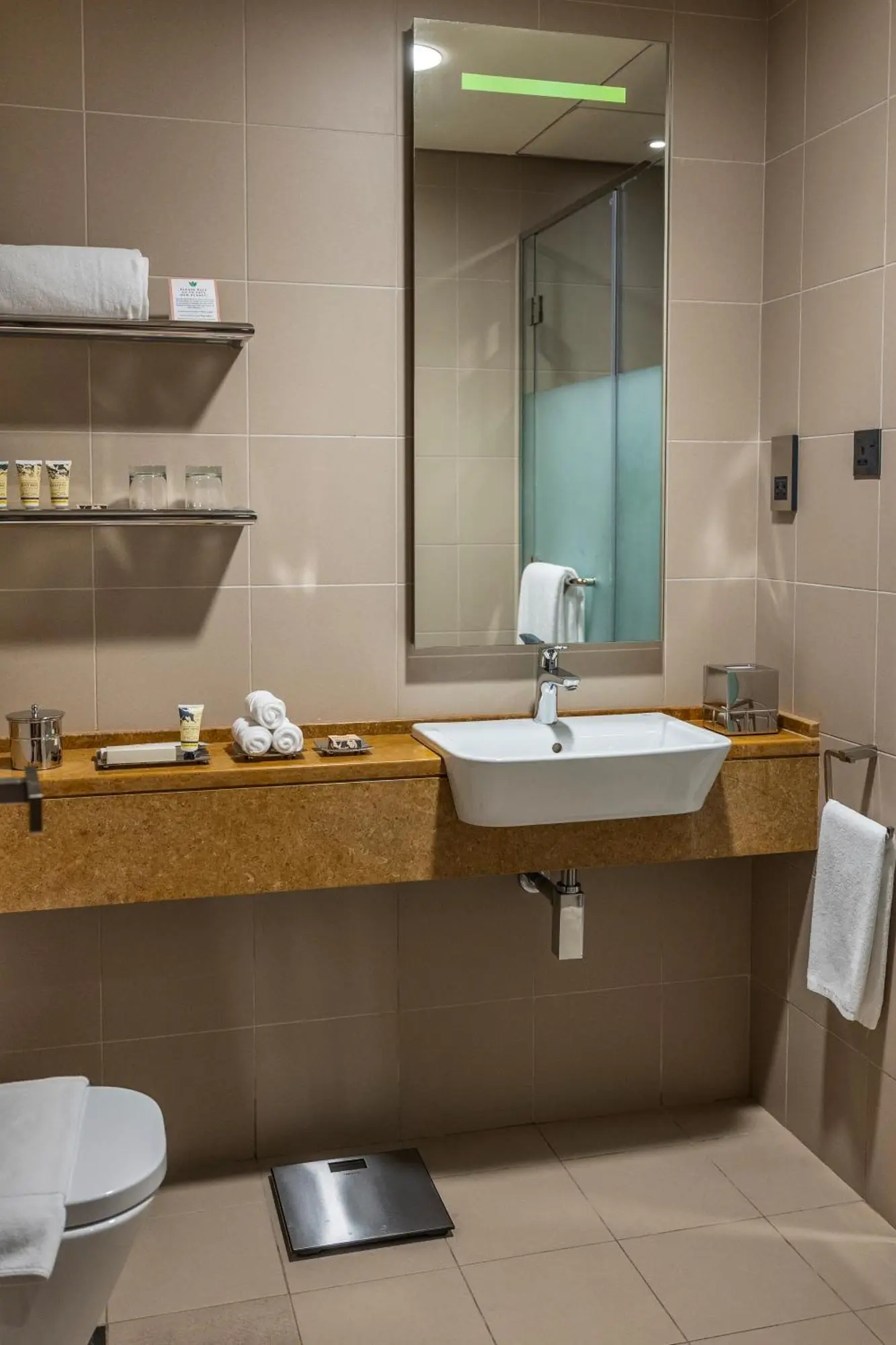 Comodidades de baño de lujo en Remal Hotel & Villas Al Dhannah City
