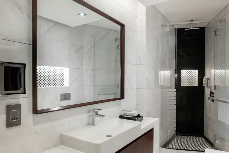 Renaissance Business Bay Hotel spa-like bathroom design