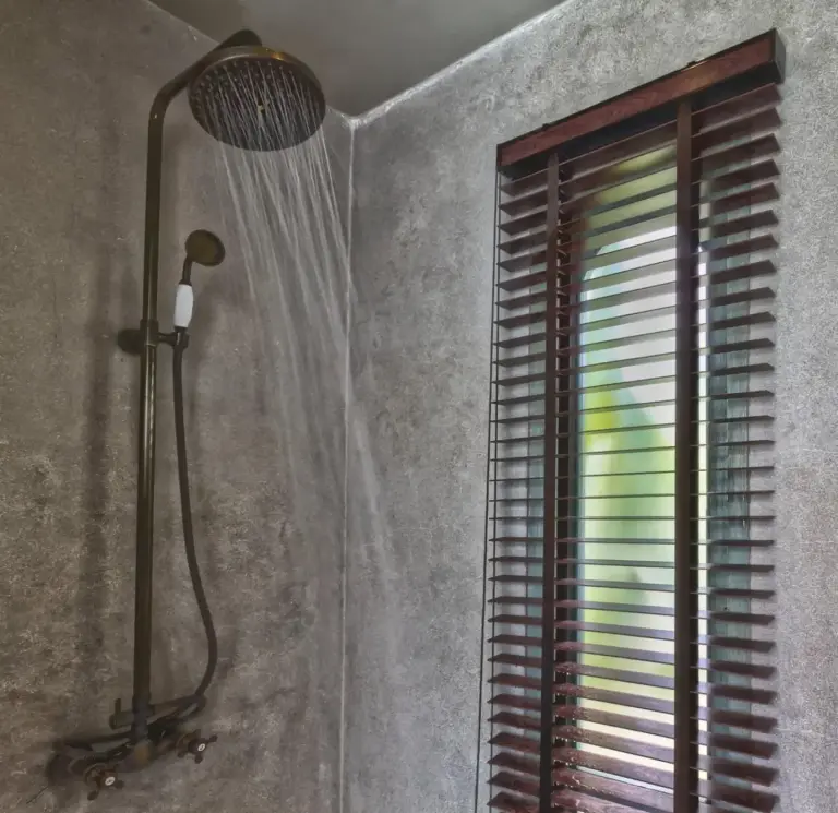 Reverie Siam shower area with rain shower