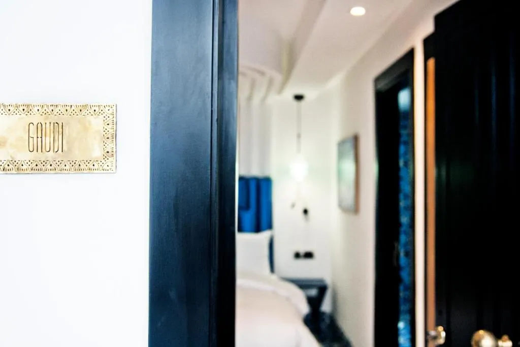 Room signage at Riad Dar Saba, Tangier