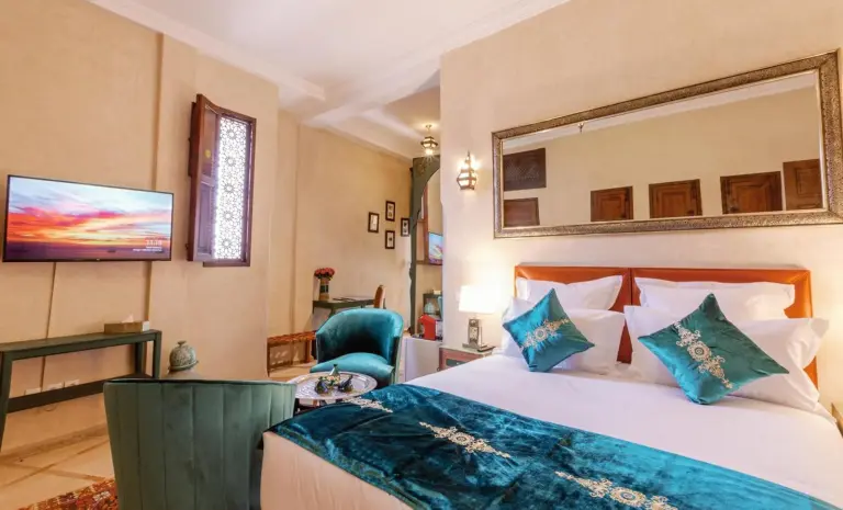 Chambre confortable à Riad El Hara à Marrakech