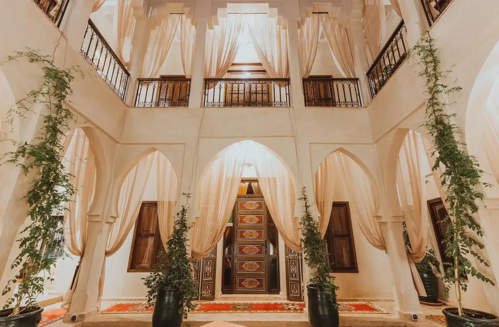 Superbe patio intérieur de Riad El Hara à Marrakech