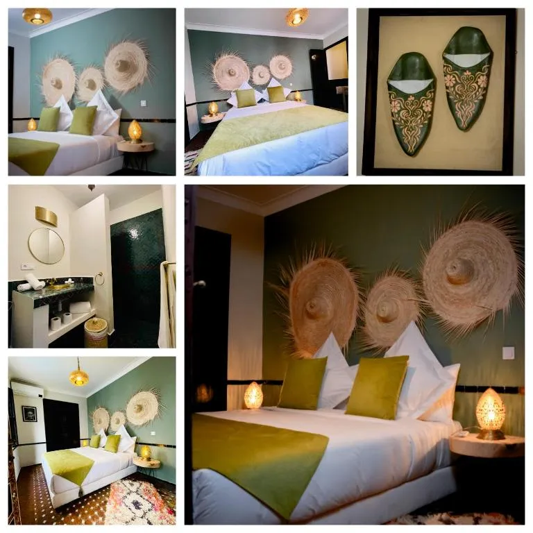 Chambre d'hôtes Riad FARASHA avec un décor élégant à Marrakech