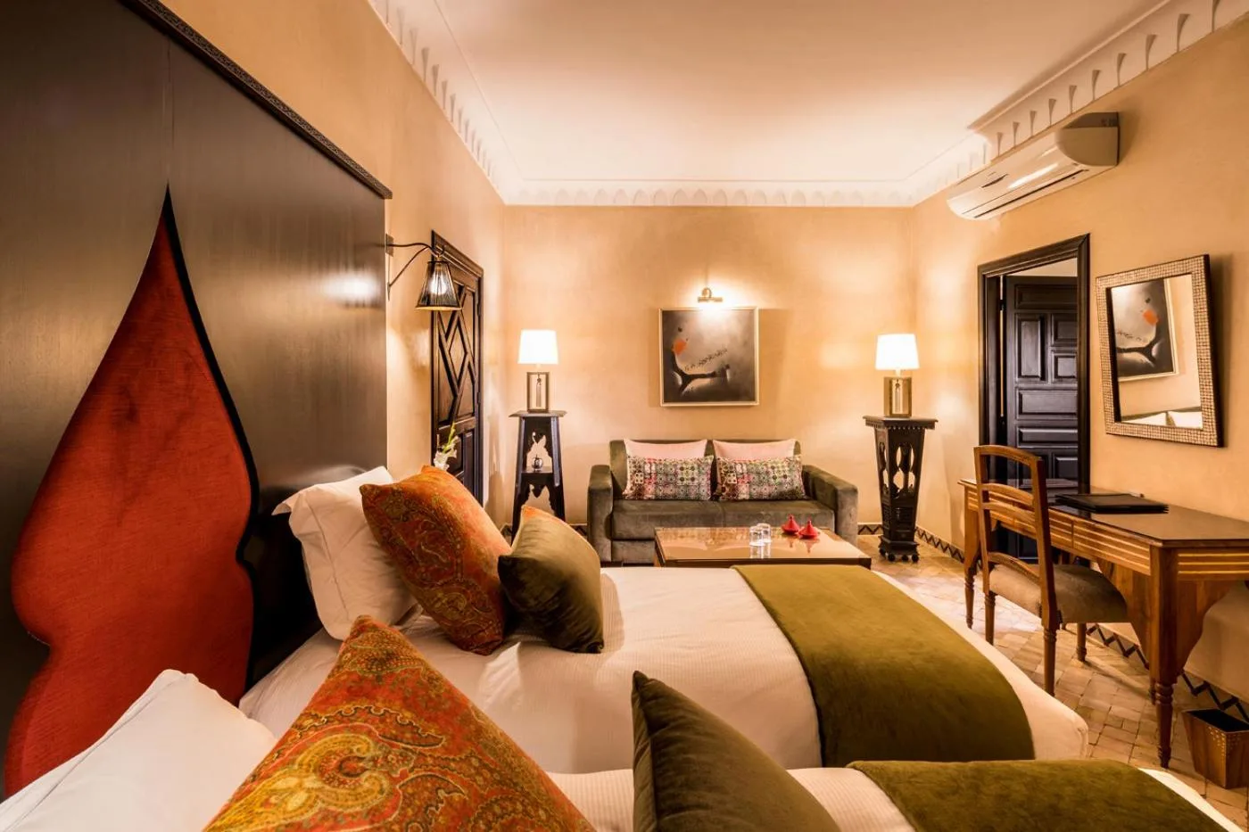 Riad Fes - Relais & Châteaux komfortables Gästezimmer mit modernen Annehmlichkeiten