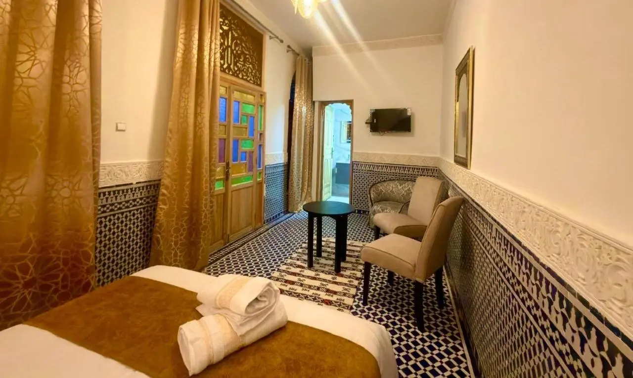 Charming guest room at Riad Fez in Fes