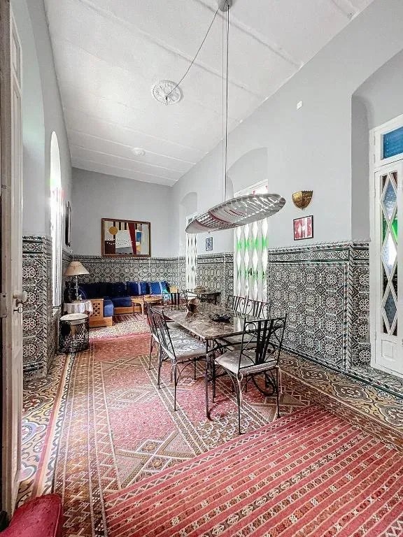 Dining area in Riad ider, Tangier