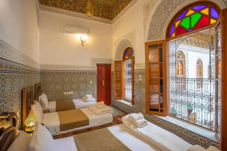 Guest room at Riad Iline Fes
