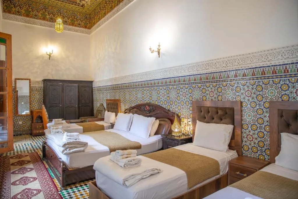 Habitación espaciosa en Riad Iline Fes