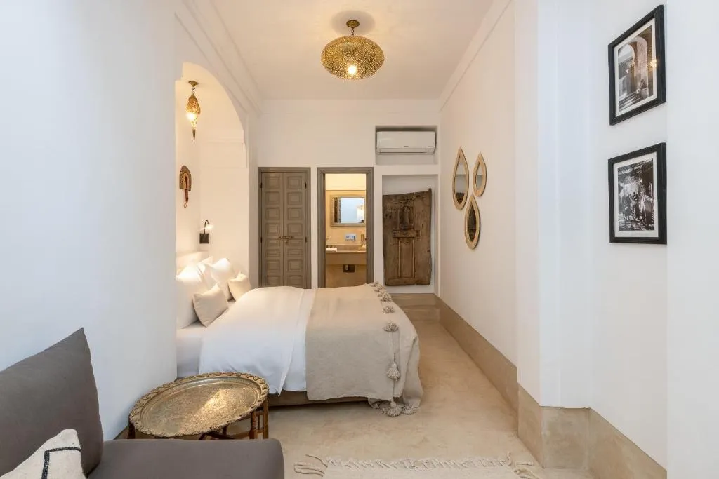 Comfortable suite at Riad Louhou in Marrakech