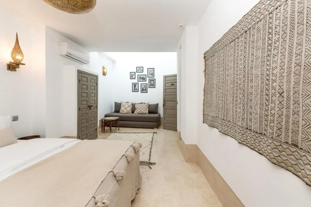 Stylish interior of Riad Louhou in Marrakech