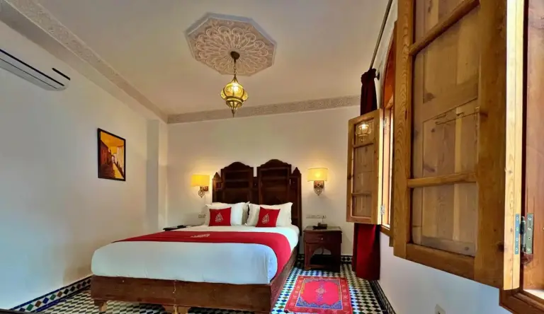 Elegant bedroom in Riad Marjana suites & Spa, Fes