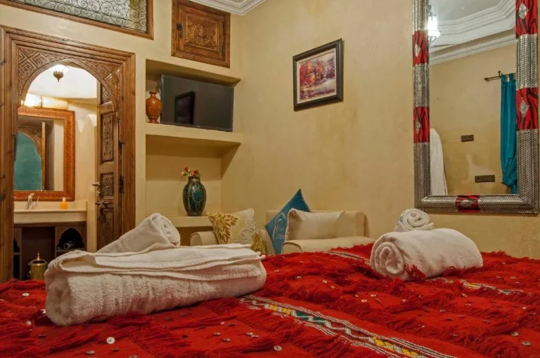 Suite details in Riad Merzouga Marrakech