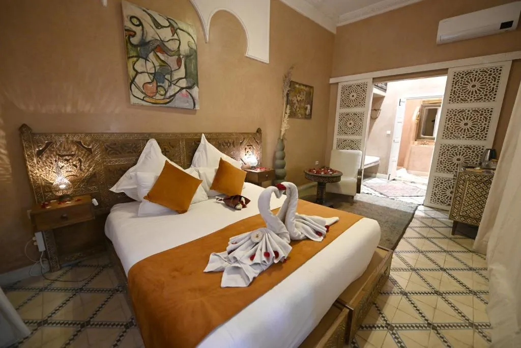 Suite details at Riad MISS CARACAL in Marrakech