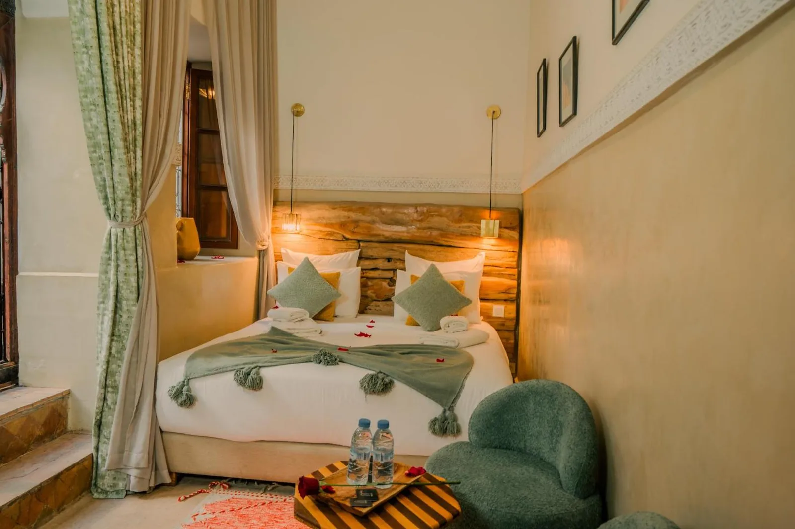 Guest room at Riad N'S & Spa in Marrakech